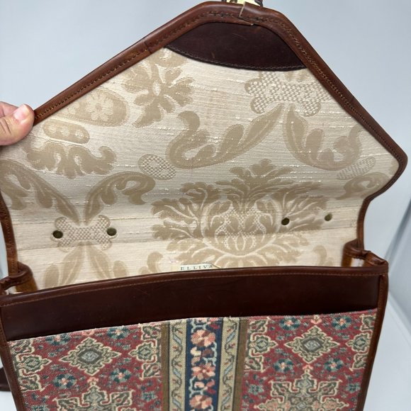 Elliva Boston Laptop Travel Bag Leather trim - Picture 14 of 16